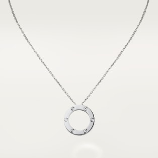 Colgante <span class='lovefont'>A </span>, 3 diamantes Oro blanco, diamantes